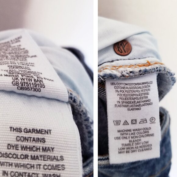 FREE PEOPLE We The Free Emmy High Waist Bootcut Jean Slit Frayed Hem Blue 25 $98 - Picture 14 of 16